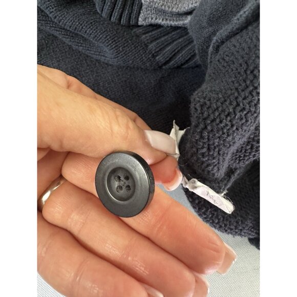 Retrofit Y2K Fair Isle Grandpa Cardigan XXL Button Down Sweater Dark Academia - Picture 4 of 10